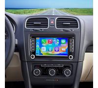 2+32G Android Radio Coche para Passat B6 (2007-2011) y Golf Plus MK5 (2003-2009) 7 Pulgadas Radio Coche con Inalámbrico Carplay Android Auto GPS Navi WiFi Bluetooth FM Cámara Trasera