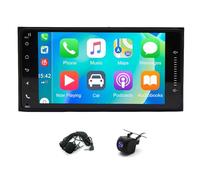 2+32G Doble DIN Radio de Coche para Toyota 86 GT86 2013-2019 Upgrade Radio con Wireless Carplay Backup Camera,7 Inch Touchscreen Radio Head Unit Bluetooth FM/RDS DSP GPS Navi Mirror Link WiFi FM/RDS