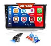 [2+32G] SIXWIN Android 13 Radio Coche para VW Passat B6 B7 Magotan CC, 9 Pulgadas Pantalla Táctil con DVR/Bluetooth/GPS/FM/RDS/WiFi/USB Enlace Espejo/Mandos en el Volante