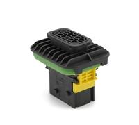 2 4 12 pines 1-1564520-1 TE 1-1703639-1 1-1564414-1 Conector de arnés cableado automático impermeable for accesorios SCR(Rosso)