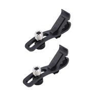 2/4 clips para micrófono de tambor, a prueba de golpes, abrazadera de seguridad ajustable, llantas de tambor, clips de micrófono