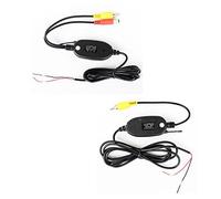 2,4 GHz Inalámbrico Vídeo RCA Transmisor y Receptor Kit para la Cámara de Reserva del Coche de la Opinión Posterior del Revés del Monitor Sistema de Estacionamiento