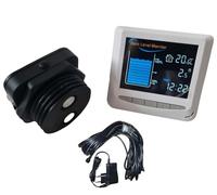 2,4 GHz WiFi Tuya APP indicador de nivel de llenado por ultrasonidos sensor de nivel de agua para tanque de aceite de calefacción tanque de agua cisterna 15 m cable pantalla