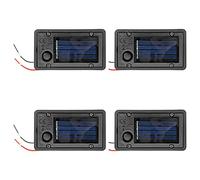 2/4 luces solares de repuesto para lámpara solar superior de repuesto superior LED panel solar linterna tapa luces bombilla pieza de repuesto para exterior DIY lámparas de mesa jardín terraza