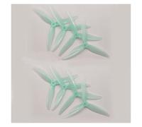 2/4 Pares T51366 hélices de 3 Palas de 5 Pulgadas for RC FPV Drone 2306 2207 Motores Pieza de alimentación(White 4 Pairs)