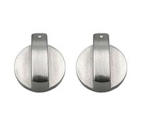 2/4 perillas universales de metal giratorias, de control de interruptor giratorio, de repuesto para cocina, horno, fogones, interruptores de control