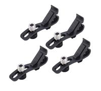 2/4 Piezas Ajustable Tambor Micrófono Clip Tambor Llantas Mic Clips A Prueba de Golpes Tambor Micrófono Clip de Fusible para los amantes de la música