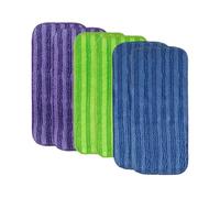 2/4 Piezas, Almohadillas De Trapeador De Microfibra Reutilizables, Compatibles Con Swiffer, Wet Jet, Almohadilla Húmeda Y Seca, Paño For Polvo Doméstico, Accesorios De Limpieza.(Three colors 6pcs)