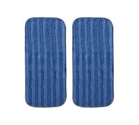 2/4 Piezas, Almohadillas De Trapeador De Microfibra Reutilizables, Compatibles Con Swiffer, Wet Jet, Almohadilla Húmeda Y Seca, Paño For Polvo Doméstico, Accesorios De Limpieza.(Blue 2pcs)
