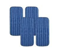2/4 Piezas, Almohadillas De Trapeador De Microfibra Reutilizables, Compatibles Con Swiffer, Wet Jet, Almohadilla Húmeda Y Seca, Paño For Polvo Doméstico, Accesorios De Limpieza.(Blue 4pcs)