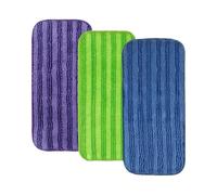 2/4 Piezas, Almohadillas De Trapeador De Microfibra Reutilizables, Compatibles Con Swiffer, Wet Jet, Almohadilla Húmeda Y Seca, Paño For Polvo Doméstico, Accesorios De Limpieza.(Three colors 3pcs)