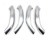 2/4 Piezas Cubierta Exterior Manija Puerta Delantera Trasera Interior Para X1 X2 F48 F49 F39 2016 2017 2018 2019-2022 Protector de manija de puerta interior de automóvi(Silver Chrome 4PCS)