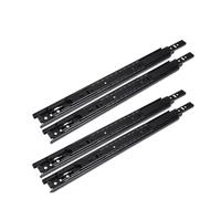 2/4 piezas de correderas for cajones 3 secciones, fáciles instalar, longitudes 10/12/14/16 pulgadas, aptas for gabinetes(16 Inch 4 Pieces)