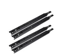 2/4 piezas de correderas for cajones 3 secciones, fáciles instalar, longitudes 10/12/14/16 pulgadas, aptas for gabinetes(10 Inch 4 Pieces)