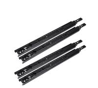 2/4 piezas de correderas for cajones 3 secciones, fáciles instalar, longitudes 10/12/14/16 pulgadas, aptas for gabinetes(14 Inch 4 Pieces)