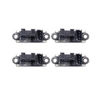 2/4 piezas de interruptor óptico tope final for impresora 3D, sensor límite, control luz fotoeléctrico, módulo con cable 1 m(4pcs)