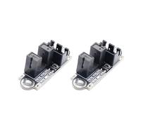 2/4 piezas de interruptor óptico tope final for impresora 3D, sensor límite, control luz fotoeléctrico, módulo con cable 1 m(2pcs)