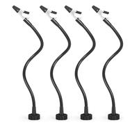 2/4 Piezas De Metal De Cuello De Cisne Flexible Magnético Con Clips De Cocodrilo Para Manos Amigas Herramienta De Tercera Mano Electrónica De Automóvil Ayuda De Soldadura Electrónica