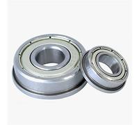 2/4 rodamientos de bolas con brida F6001 ZZ 2RS - 0.472 x 1.102 x 0.315 in for cortadoras de césped, impresoras y proyectos de bricolaje(4pcs F6001-RS -12x28x8)