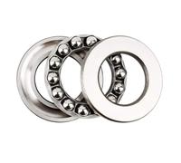 2/4 Uds rodamiento de bolas empuje plano 51100 51101 51102 51103 51104 51105 51200 51201 51202 51203 51404 51205 51112 51113(51204 20x40x14mm,2pcs)