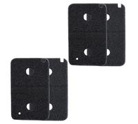 2/4 unidades de espuma para secadora genérica, 4 unidades | Almohadilla de espuma de poliuretano resistente, 220 mm x 130 mm x 30 mm, lavable y reutilizable para secadoras
