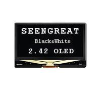 2.42inch OLED Display Module - 128x64 Resolution, SPI/I2C, Fits Raspberry Pi, Arduino, SSD1309 Driver Chip (White)