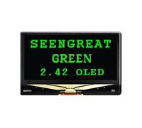2.42inch OLED Display Module - 128x64 Resolution, SPI/I2C, Fits Raspberry Pi, Arduino, SSD1309 Driver Chip (Green)