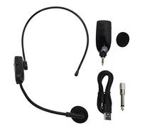 2.4G Micrófono Auricular Auricular Inalámbrico Micrófono Peso Ligero Desgaste De La Cabeza Micrófono Multipropósito Auricular Inalámbrico Micrófono Para Cantar Transmisión En Vivo Grabación De Voz