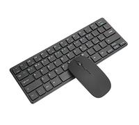 2,4G Ratón del Mouse del Teclado del Receptor USB, Mouse de Teclado silencioso inalámbrico con Receptor USB, Teclado inalámbrico y Combo de Mouse para computadora portátil de