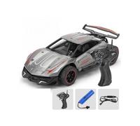 2.4g Rc Metal Drift Racing Car Toy Off Road Radio Remote Control Vehicle Electronic Remo Hobby Toys,gray