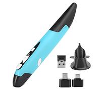 2.4G Universal Wireless Handwriting Mouse Pen Usb Wireless Computer Stylus Ajustable DPI Portable Optical PC Pen para 8/7/Vista/XP/2000/Android/Linux/OS X (Azul)