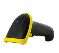 2.4G Wireless Barcode Scanner, Long-Distance One-Dimensional Code Reader with Stable Transmission, USB Handheld Scanner For Linux POS Warehouse Retail, Ergonomic Handheld