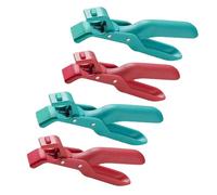 2/4PC Hot Plate Gripper Tongs, Anti-Scald Silicone Multi-Angle Gripper Clips, Non-Slip Kitchen Plate and Bowl Clamp for Safe Handling of Hot Plates and Bowls (4pack)