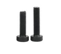 2/5/ 10/20 /50 Uds M3 M4 M5 M6 M8 M10 M12 DIN7984 Grade12.9 Hexágono De Acero Al Carbono Fino Corto Tornillo Cabeza Baja(30mm,M6 (10pcs))