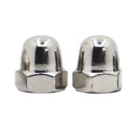 2/5/10/20/50pc M3 M4 M5 M6 M8 M10 M12 M14 M16 304 Tuerca Ciega De Bellota Acero Inoxidable Cubierta Decorativa Tuercas Ciegas Cúpula(M14 2pcs)