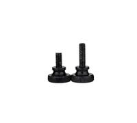 2/5/10/20 piezas tornillo de ajuste paso moleteado cabeza alta grande Chapado en Zinc negro acero al carbono M3M4M5M6M8M10(5pcs M8X10)