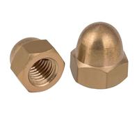2/5/10/20pc Tuerca Ciega De Bellota Latón M3 M4 M5 M6 M8 M10 M12 Tapas Decorativas for Tuercas(M10 2pcs)