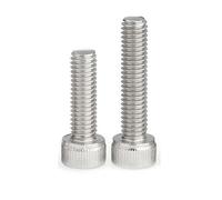 2/5/10/50 Uds DIN912 M1.4 .6 M2 .5 M3 M4 M5 M6 M8 M10 A2-70 304 tornillo de cabeza hexagonal Allen acero inoxidable(45mm,M3 x30pcs)