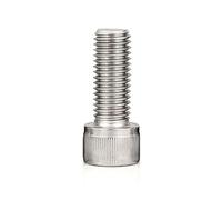 2/5/10/50 Uds DIN912 M1.4 .6 M2 .5 M3 M4 M5 M6 M8 M10 A2-70 304 tornillo de cabeza hexagonal Allen acero inoxidable(22mm,10pcs M4)