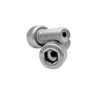 2/5/10 piezas 304 SS cabeza en forma de copa interior Hexagonal hueco tornillo escape cilíndrica vacío a través del orificio máscara máquina roscado perno M4-M6(M4X16X1.5 10pcs)