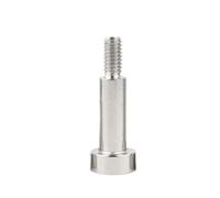 2/5/10 Uds 304 A2 Hexagonal De Acero Inoxidable Tapa Cabeza Rodamiento Rodillos Hombro Tornillo Cosas M2 .5 M3 M4 M5 M6 M8 M10 M12(16mm,D2.5x M2 (10pcs))