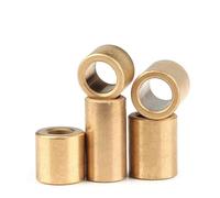2/5/10 Uds. Cojinete compuesto autolubricante sin aceite buje de eje de cobre diámetro interior 8 10 12mm buje pequeño(5pcs 12x15x10)