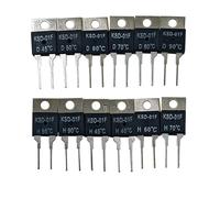 2/5/10 unidades KSD-01F/C-31F Interruptor de temperatura constante de 0 °C a 150 °C con fusible térmico reiniciable a 0 °C/15 °C/30 °C/50 °C/70 °C/85 °C/90 °C/95 °C/10 °C(2PCS,H-Normally Open,30C)