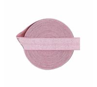 2 5 10 Yard 5/8" 15mm Solid Shiny FOE Fold Over Elastics Spandex Satin Band Hair Tie Headband Dress DIY Sewing Trim-15 Wild Rose-15mm-2 Yards
