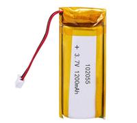 2 5 10pcs 3.7V 1200mAh 102055 lipo con Enchufe JST de 2.0 mm Compatible con pequeños electrónica y proyectos de Bricolaje(10pcs no Connector)