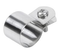 2/5/10pcs 304 Cerrar sujetas a tierra de acero inoxidable Suxbreña de abrazadera de abrazadera a caballo de soporte de soporte de la manguera de la manguera de la manguera ( Size : Dia.16mm(10pcs) )