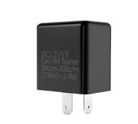 2/5/20 piezas relé intermitente de 2 pines 12V frecuencia ajustable(10PCS Black)