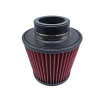 2,5 3 3,5 Filtro de aire de admisión de automóvil de 4 pulgadas for K & N 14084-2 Cono universal de alto flujo 102 89 76 70 63,5 60 mm KN Cartucho de CA con cabeza de hongo cónica(Short Red 63.5mm)