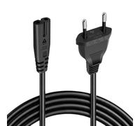 2.5 A Cargador Altavoz para JBL Partybox 110 310 710,C7 Euro 2 pines | Cable de alimentación de 2 pines para JBL, 1,8 m, cable de alimentación para PS5, PS4, PS3, Xbox Serie X/S TV