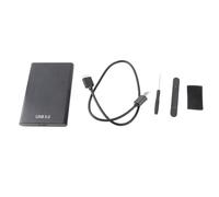 2.5-Inch SATA USB 3.0 Laptop 7-9.5MM Hard Drive SSD Enclosure External Laptop Disk Case (Not Inclube Hard Disk) (Black)